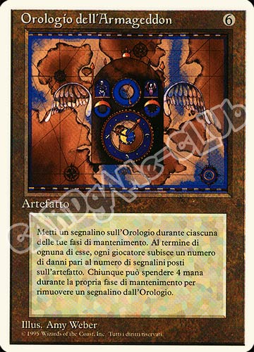 Orologio dell'Armageddon non comune (IT) -NEAR MINT-
