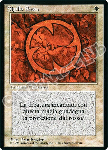 Sigillo Rosso non comune (IT) -NEAR MINT-