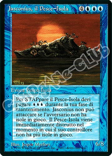 Jasconius, il Pesce-Isola non comune (IT) -NEAR MINT-
