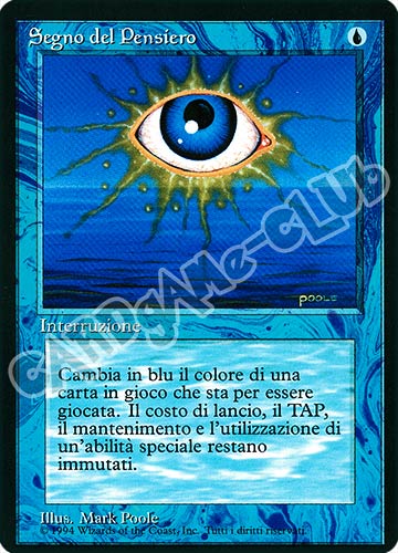 Segno del Pensiero rara (IT) -NEAR MINT-