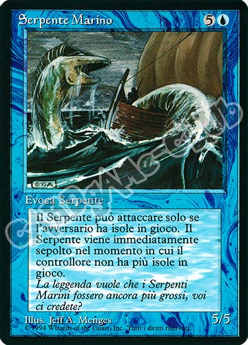 Serpente Marino comune (IT) -NEAR MINT-