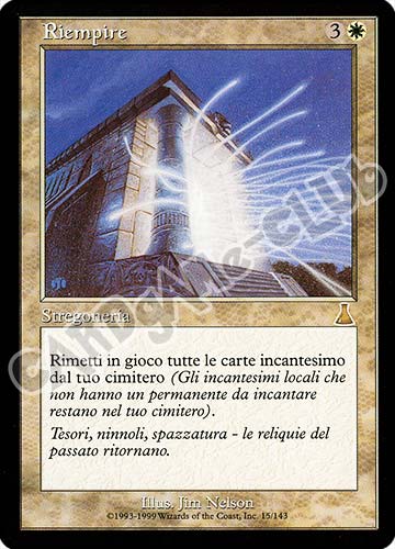 015 / 143 Riempire rara (IT) -NEAR MINT-