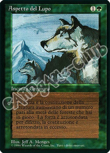 Aspetto del Lupo rara (IT) -NEAR MINT-