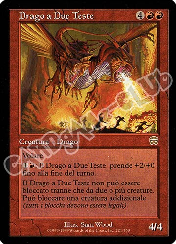 221 / 350 Drago a Due Teste rara (IT) -NEAR MINT-