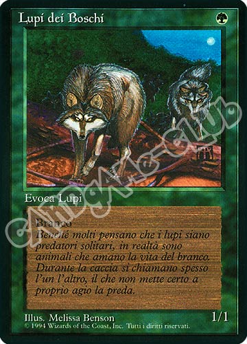 Lupo dei Boschi rara (IT) -NEAR MINT-