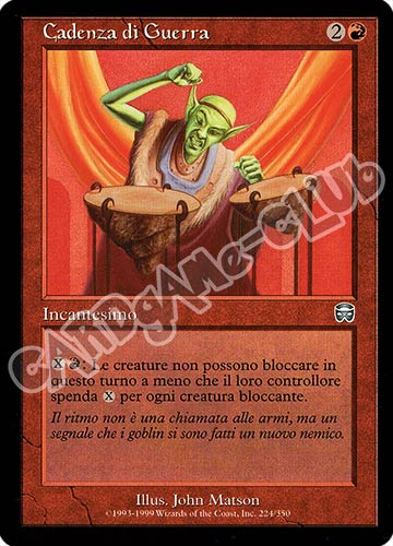 224 / 350 Cadenza di Guerra non comune (IT) -NEAR MINT-