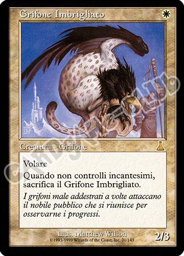 021 / 143 Grifone Imbrigliato rara (IT) -NEAR MINT-