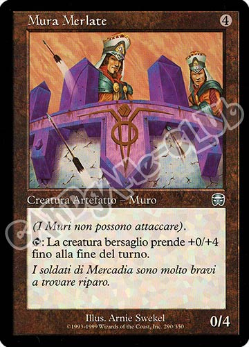 290 / 350 Mura Merlate non comune (IT) -NEAR MINT-