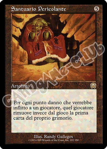 292 / 350 Santuario Pericolante rara (IT) -NEAR MINT-