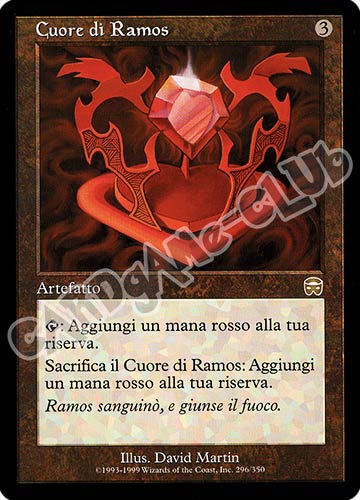 296 / 350 Cuore di Ramos rara (IT) -NEAR MINT-