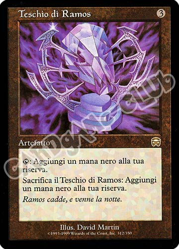 312 / 350 Teschio di Ramos rara (IT) -NEAR MINT-