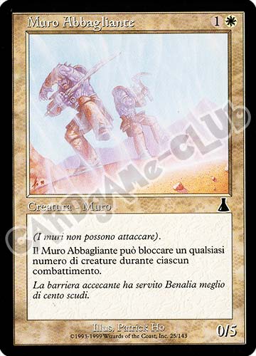 025 / 143 Muro Abbagliante comune (IT) -NEAR MINT-