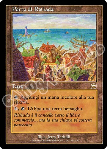 324 / 350 Porto di Rishada rara (IT) -NEAR MINT-