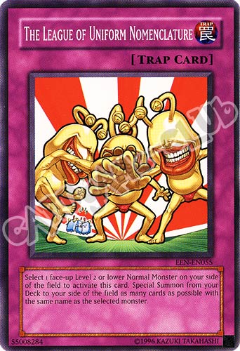 EEN-EN055 The League of Uniform Nomenclature comune Unlimited (EN) -NEAR MINT-