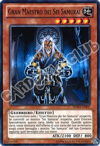 SDWA-IT002 Gran Maestro dei Sei Samurai comune unlimited (IT) -NEAR MINT-