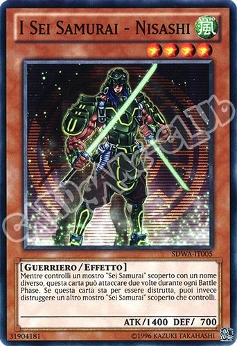 SDWA-IT005 I Sei Samurai - Nisashi comune unlimited (IT) -GOOD-