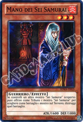 SDWA-IT015 Mano dei Sei Samurai comune unlimited (IT) -NEAR MINT-