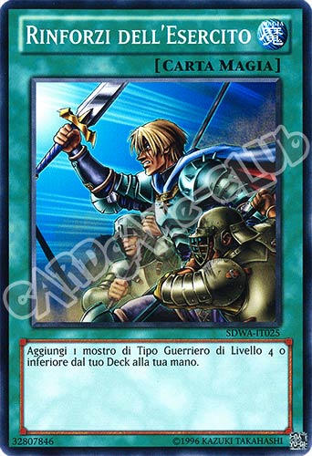 SDWA-IT025 Rinforzi dell'Esercito comune unlimited (IT) -NEAR MINT-