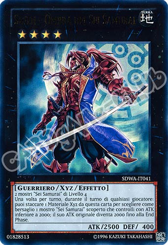 SDWA-IT041 Shien - Ombra dei Sei Samurai ultra rara unlimited (IT) -GOOD-