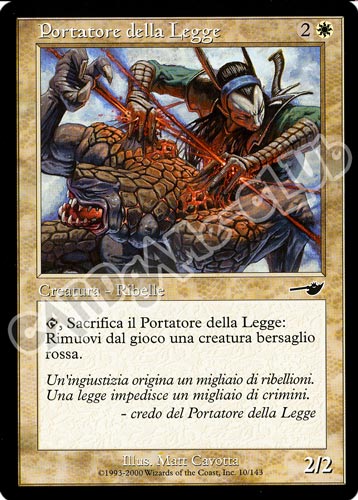 010 / 143 Portatore della Legge comune (IT) -NEAR MINT-