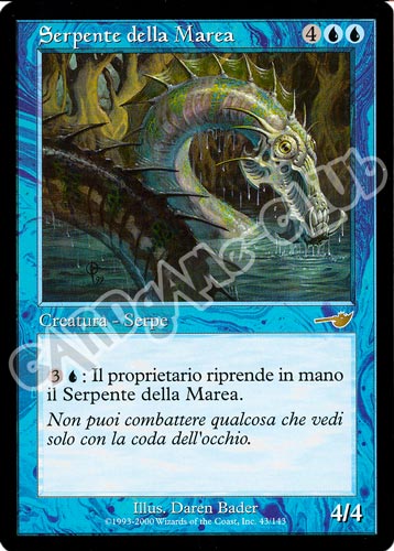 043 / 143 Serpente della Marea rara (IT) -NEAR MINT-