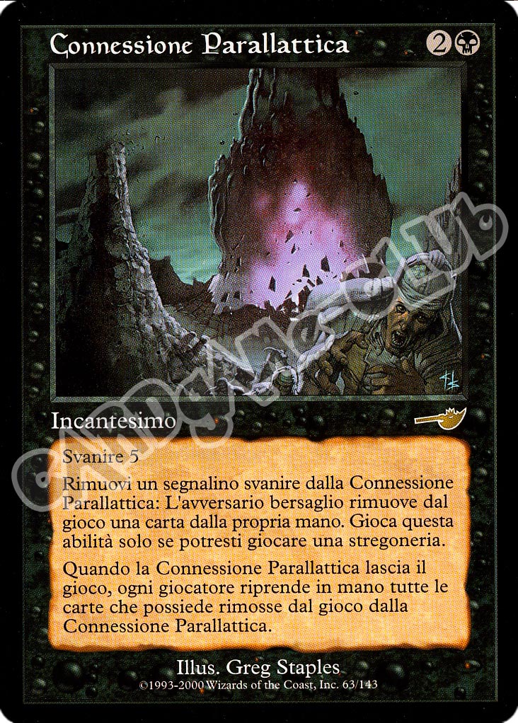 063 / 143 Connessione Parallattica rara (IT) -NEAR MINT-
