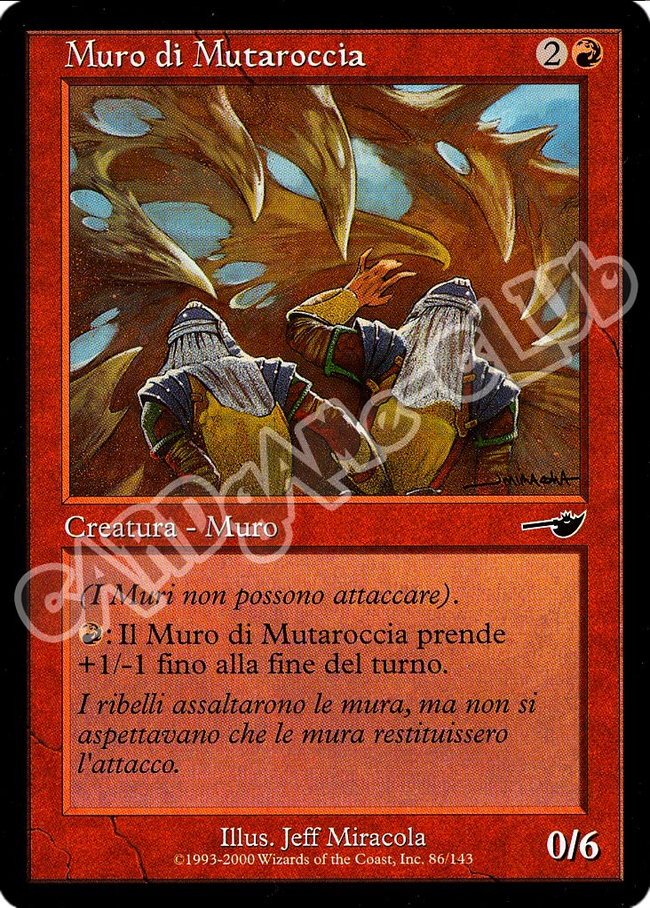 086 / 143 Muro di Mutaroccia comune (IT) -NEAR MINT-