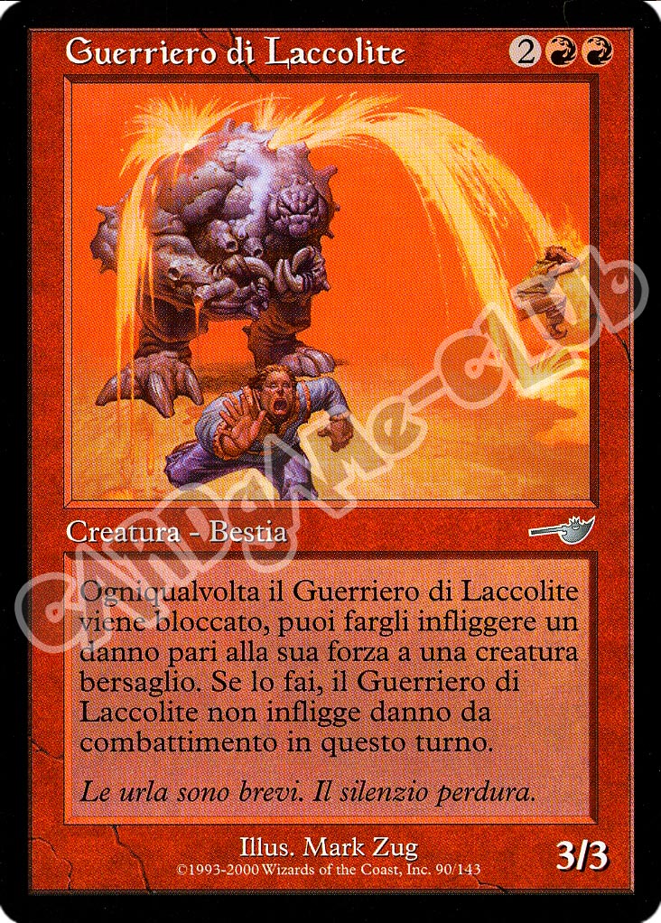 090 / 143 Guerriero di Laccolite non comune (IT) -NEAR MINT-