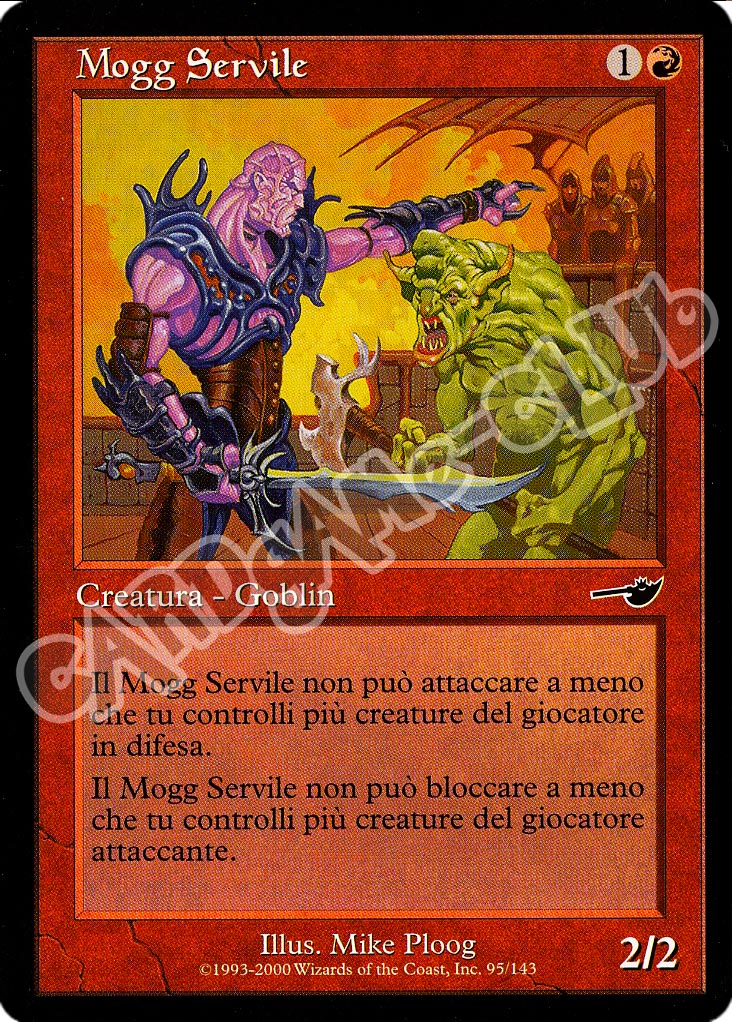 095 / 143 Mogg Servile comune (IT) -NEAR MINT-