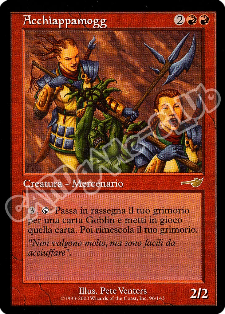 096 / 143 Acchiappamogg rara (IT) -NEAR MINT-