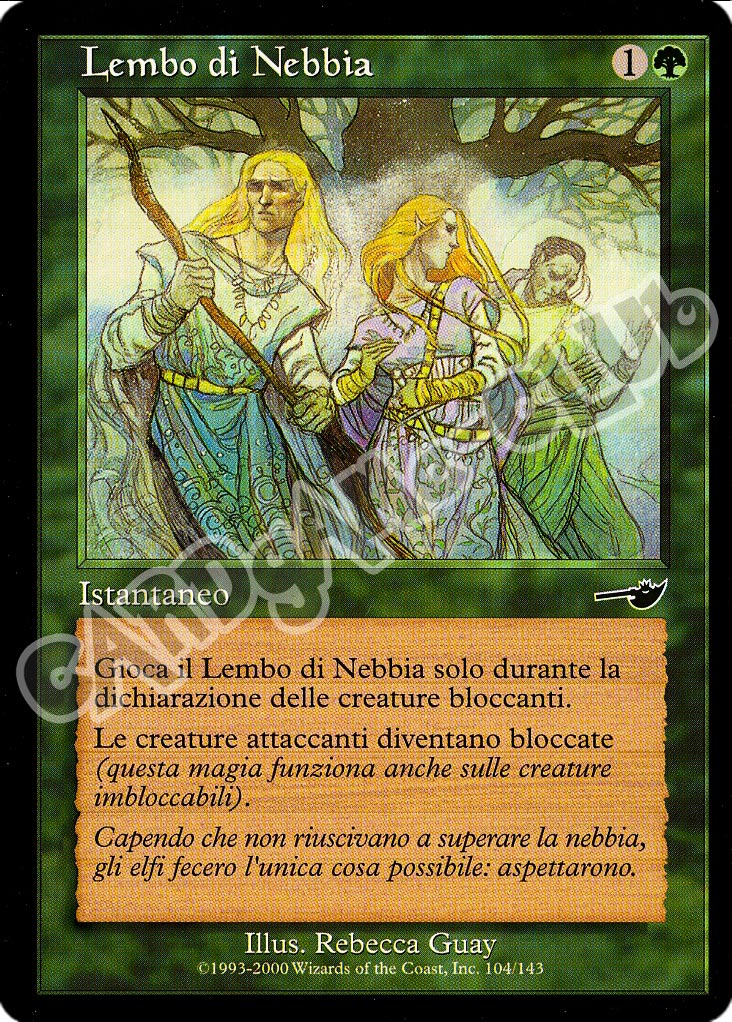 104 / 143 Lembo di Nebbia comune (IT) -NEAR MINT-