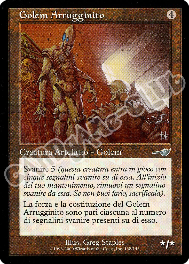 138 / 143 Golem Arrugginito non comune (IT) -NEAR MINT-