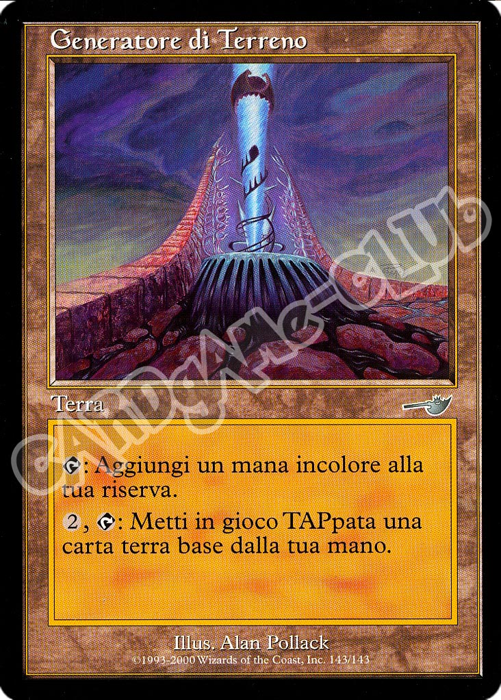 143 / 143 Generatore di Terreno non comune (IT) -NEAR MINT-