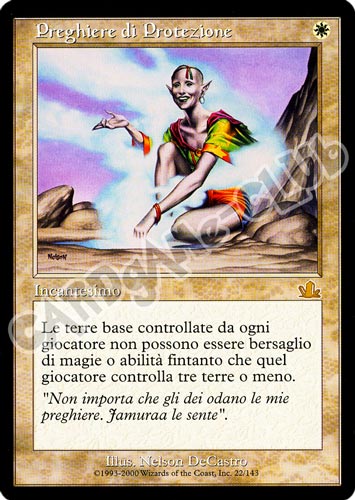 022 / 143 Preghiere di Protezione rara (IT) -NEAR MINT-