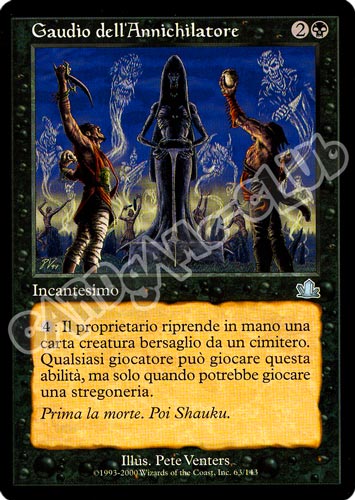 063 / 143 Gaudio dell'Annichilatore non comune (IT) -NEAR MINT-