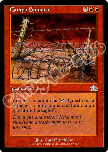 083 / 143 Campo Spinato non comune (IT) -NEAR MINT-