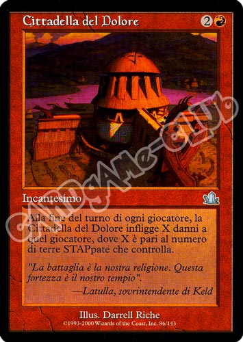 086 / 143 Cittadella del Dolore non comune (IT) -NEAR MINT-