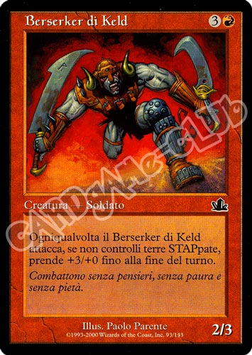 093 / 143 Berserker di Keld comune (IT) -NEAR MINT-