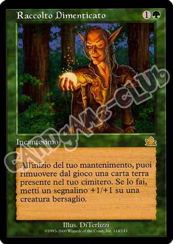 114 / 143 Raccolto Dimenticato rara (IT) -NEAR MINT-