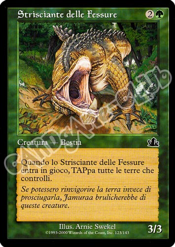 123 / 143 Strisciante delle Fessure comune (IT) -NEAR MINT-