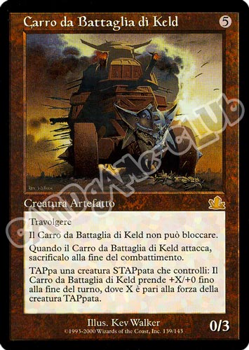 139 / 143 Carro da Battaglia di Keld rara (IT) -NEAR MINT-
