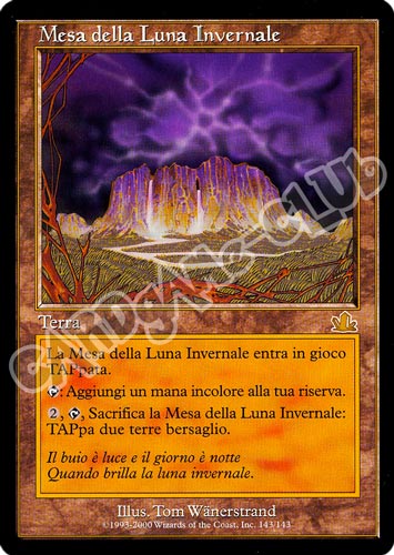 143 / 143 Mesa della Luna Invernale rara (IT) -NEAR MINT-