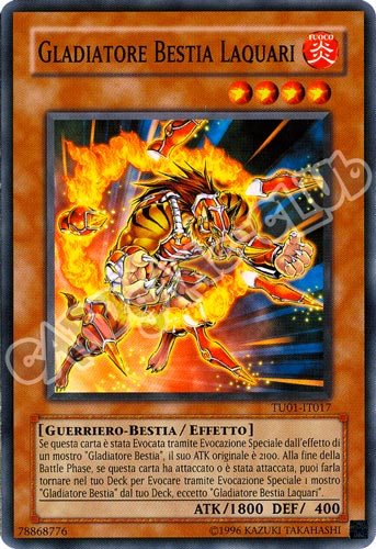 TU01-IT017 Gladiatore Bestia Laquari comune (IT) -NEAR MINT-