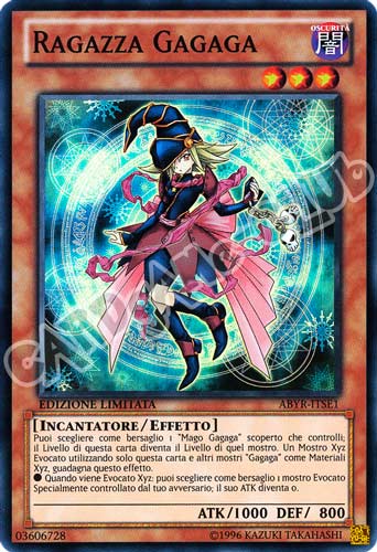 ABYR-ITSE1 Ragazza Gagaga super rara Edizione Limitata (IT) -NEAR MINT-