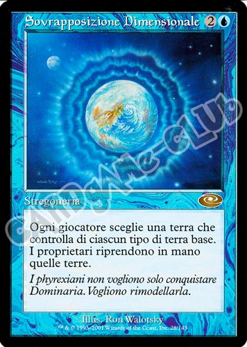 028 / 143 Sovrapposizione Dimensionale rara (IT) -NEAR MINT-