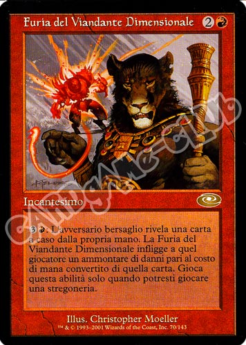 070 / 143 Furia del Viandante Dimensionale rara (IT) -NEAR MINT-
