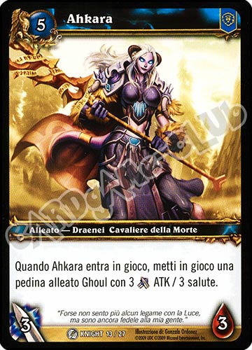 Ahkara comune (IT) -NEAR MINT-