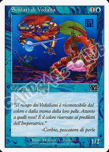 104 / 350 Soldati di Vodalia comune (IT) -NEAR MINT-