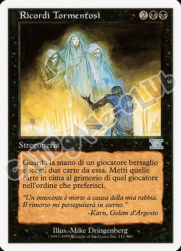 111 / 350 Ricordi Tormentosi non comune (IT) -NEAR MINT-