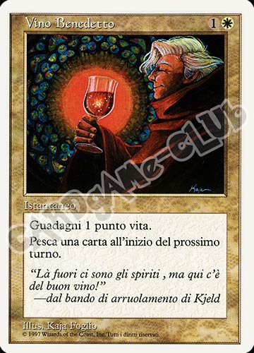 Vino Benedetto comune (IT) -NEAR MINT-